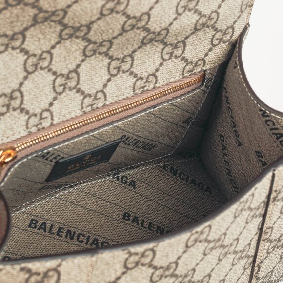Gucci x Balenciaga GG Supreme The Hacker Project Small Hourglass Bag - Picture 11 of 14